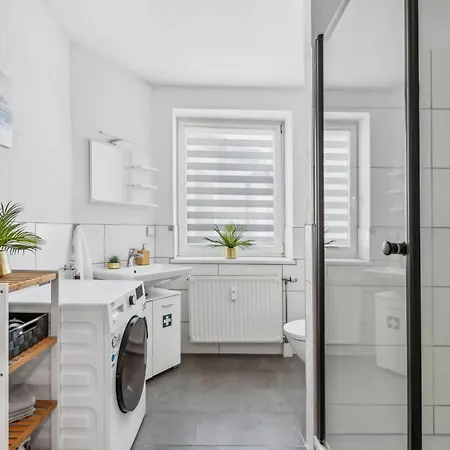 Sunrise - Zentral - Stilvoll - Komfortabel - Waschtrockner Apartment Magdeburg